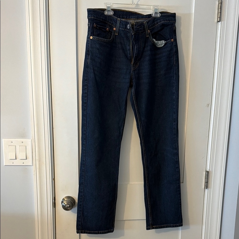 Levi's Dark Indigo Straight Jeans